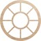 Ekena Millwork Grace Wood Fretwork Pierced Ceiling Medallion, Alder, 28"OD x 10 1/8"ID x 1/4"T CMWP28X0250GRAL - alternate 1